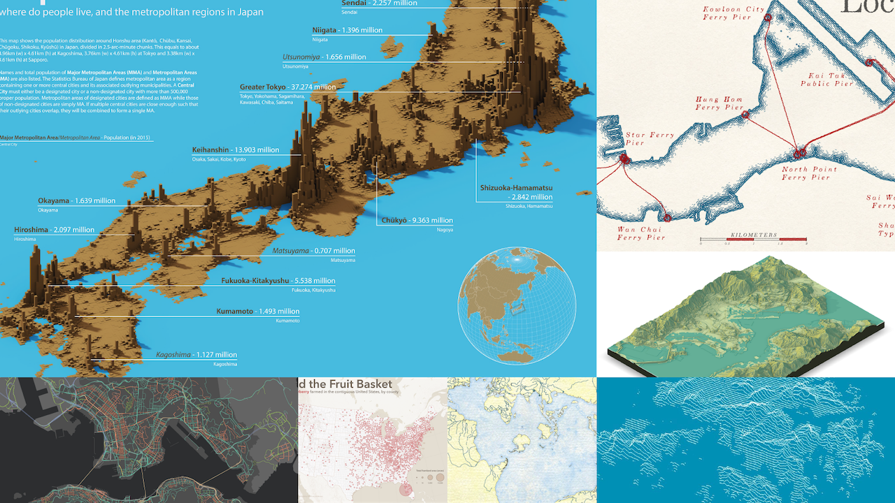 My Thoughts on 30DayMapChallenge 2020 Urban Data Palette